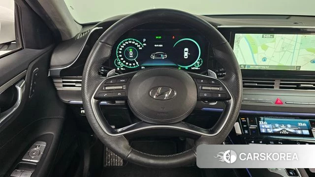 Hyundai The New Grandeur IG Hybrid 2021 Белый из Кореи, фото 5