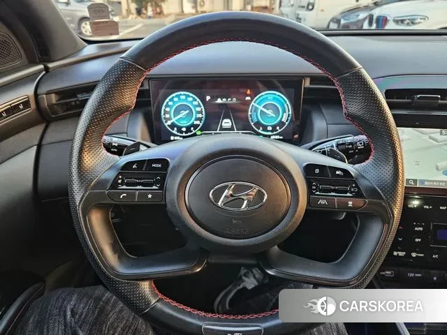 Hyundai Tucson Hybrid (NX4) 2021 Белый из Кореи, фото 5