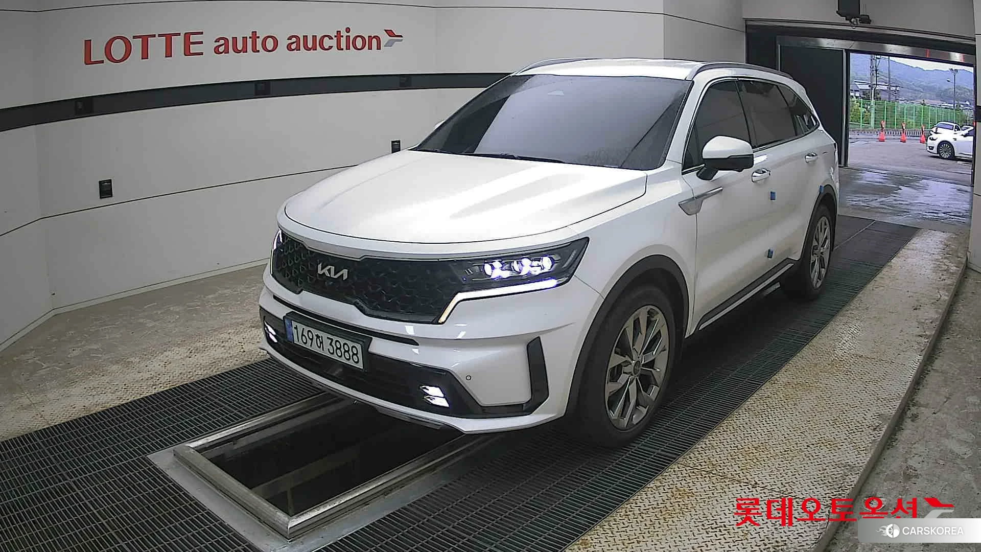 Kia Sorento 2022 Snow White Pearl (optional) из Кореи, фото 5