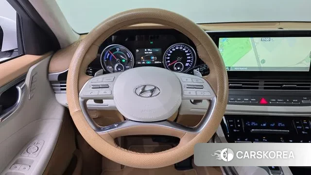 Hyundai The New Grandeur IG Hybrid 2021 Белый из Кореи, фото 5
