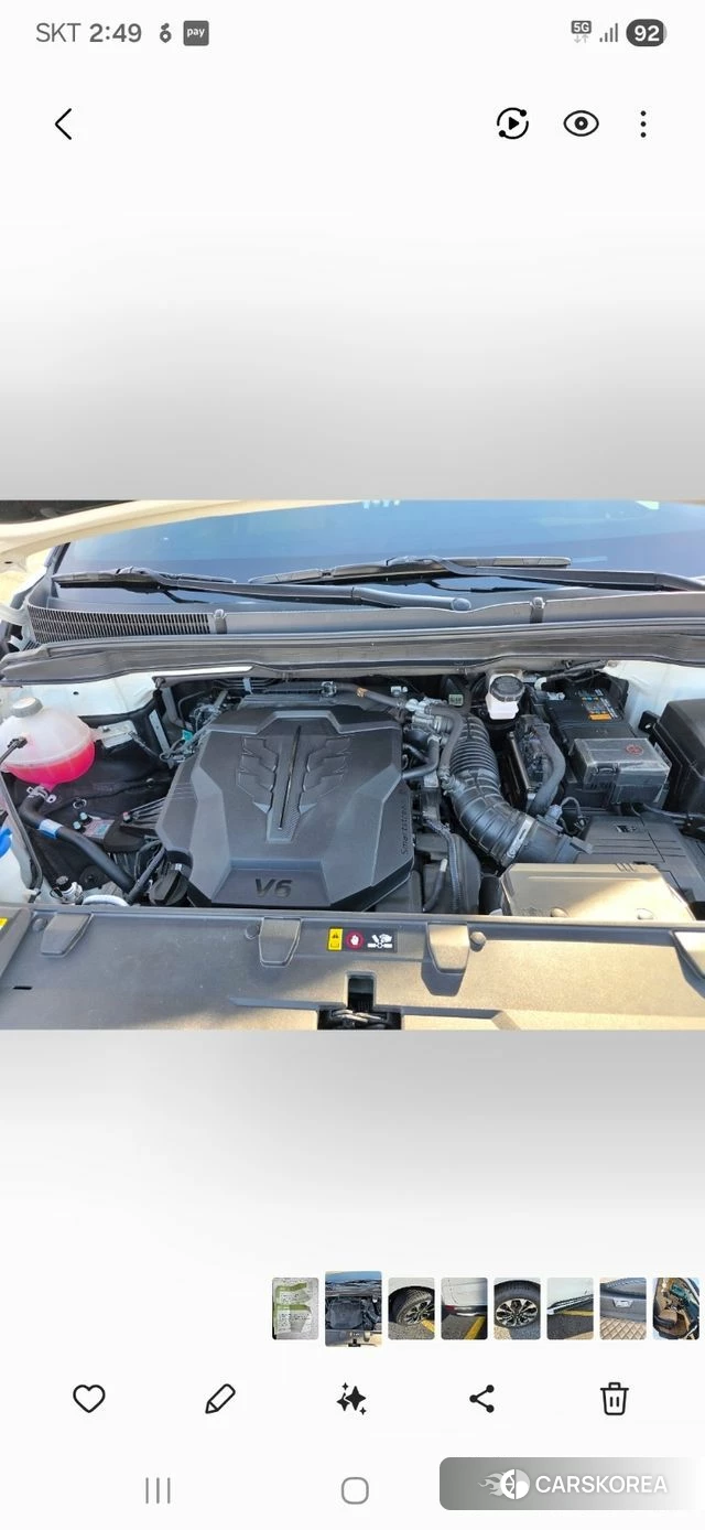 Kia The New Carnival 4th Generation 2023 Белый из Кореи, фото 5