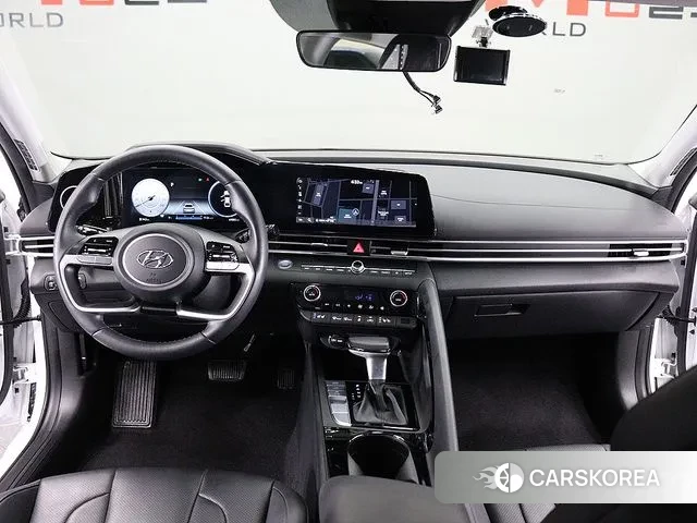 Hyundai Avante Hybrid (CN7) 2022 Белый из Кореи, фото 5