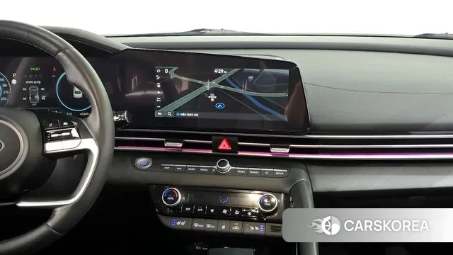 Hyundai The New Avante Hybrid (CN7) 2023 Черный из Кореи, фото 5