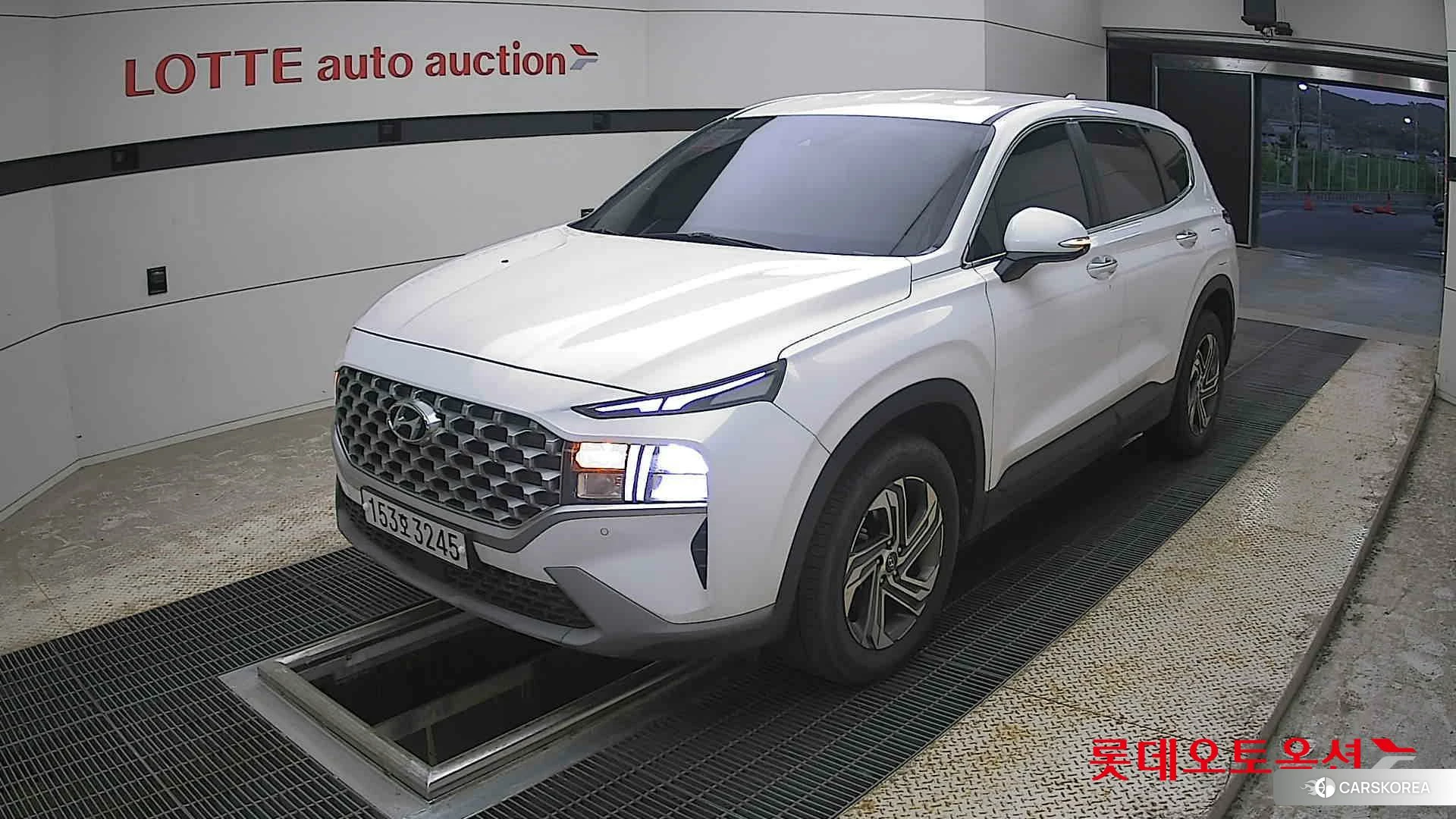 Hyundai Santa Fe 2021 White cream (optional) из Кореи, фото 5