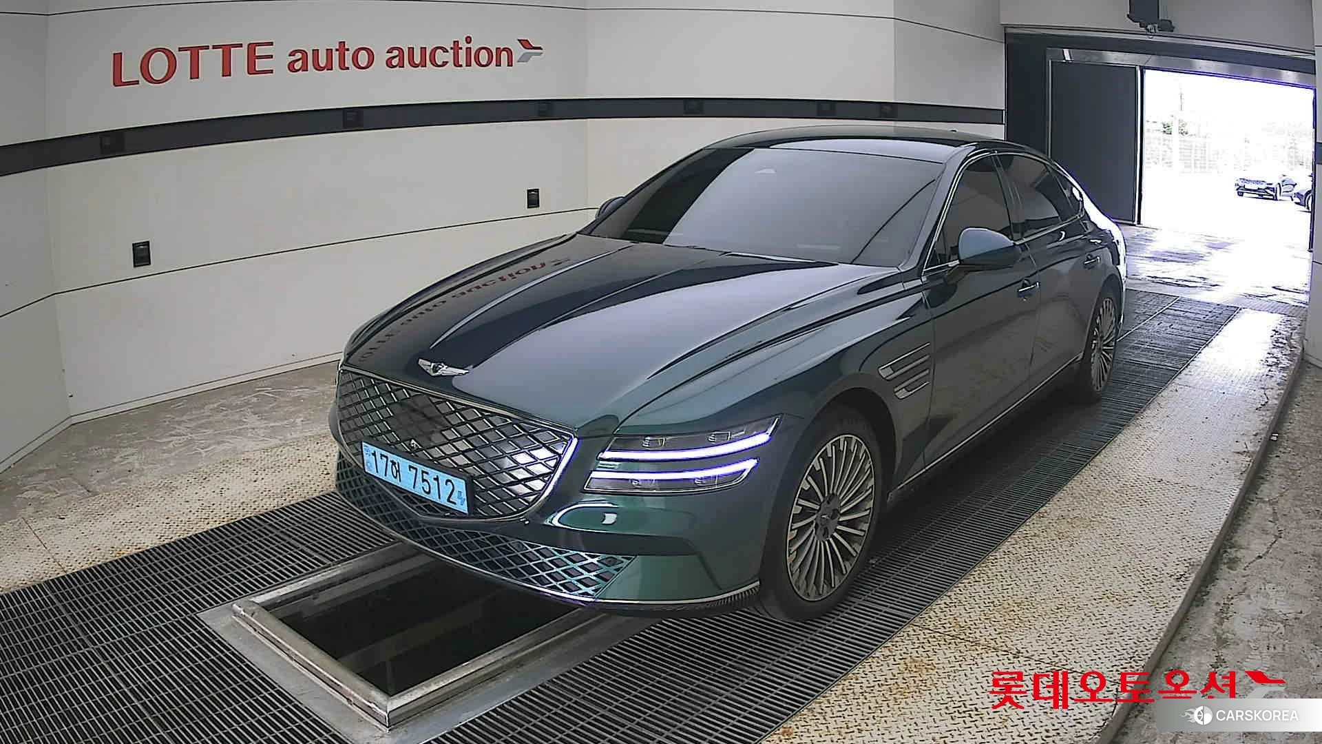 Hyundai G80 2022 Martira Blue (EV only) из Кореи, фото 5