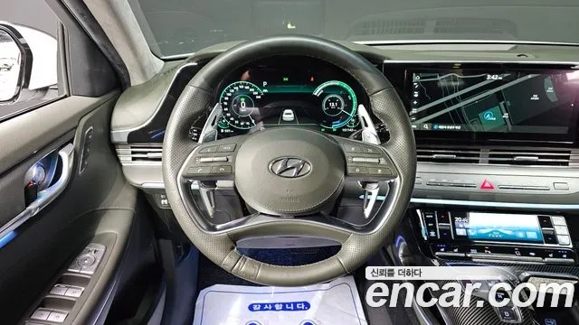 Hyundai The New Grandeur IG Hybrid 2019 Белый из Кореи, фото 5