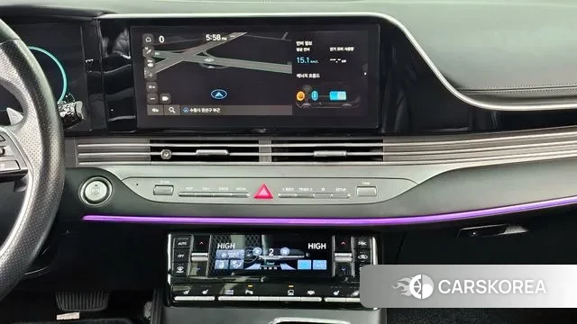 Hyundai The New Grandeur IG Hybrid 2021 Белый из Кореи, фото 5