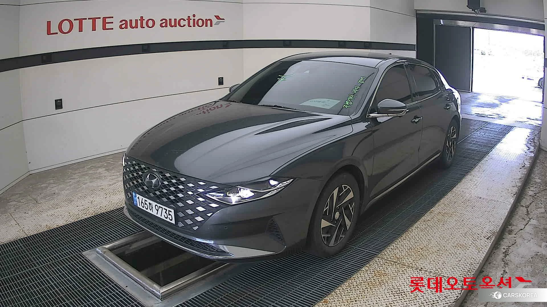 Hyundai Grandeur Hybrid 2022 Nocturne Grey Metallic из Кореи, фото 5