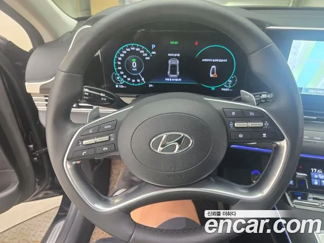 Hyundai The New Grandeur IG Hybrid 2021 Черный из Кореи, фото 5
