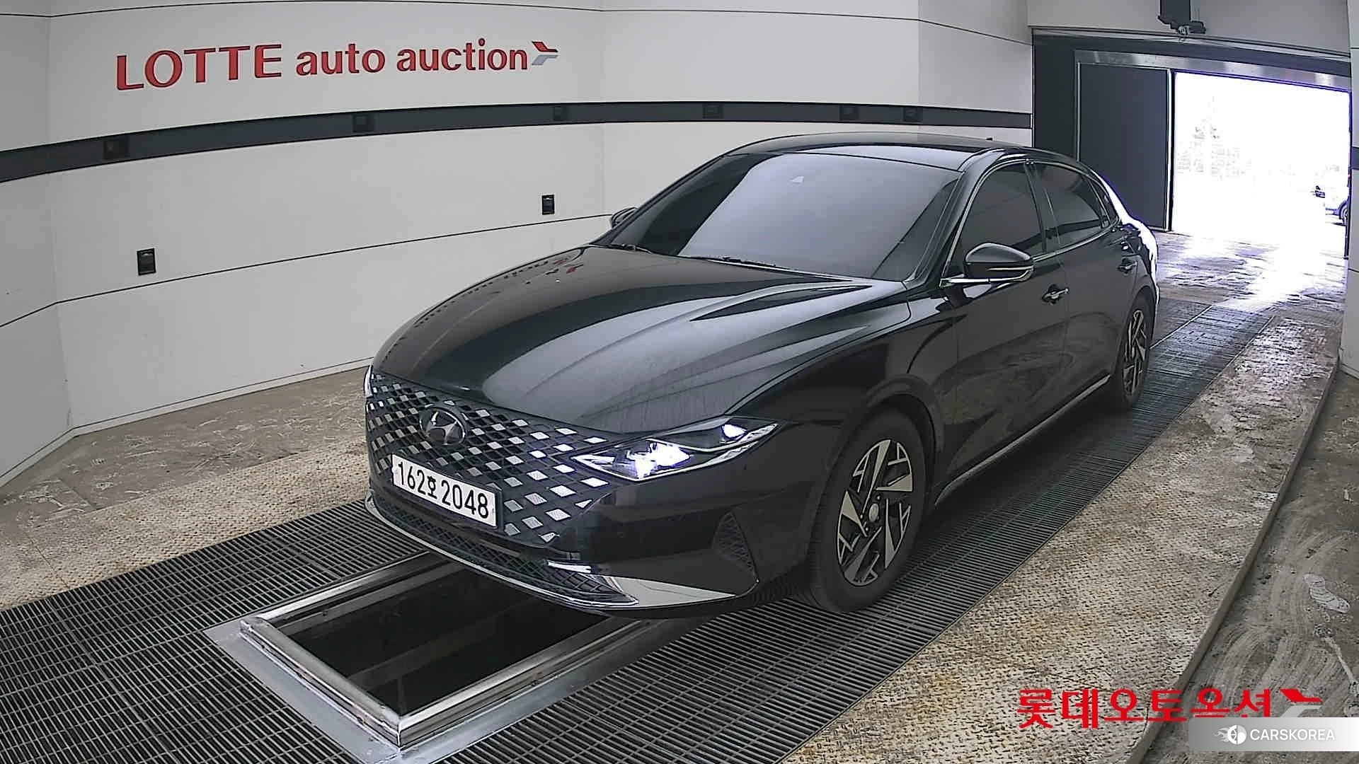 Hyundai Grandeur Hybrid 2021 Midnight Black из Кореи, фото 5