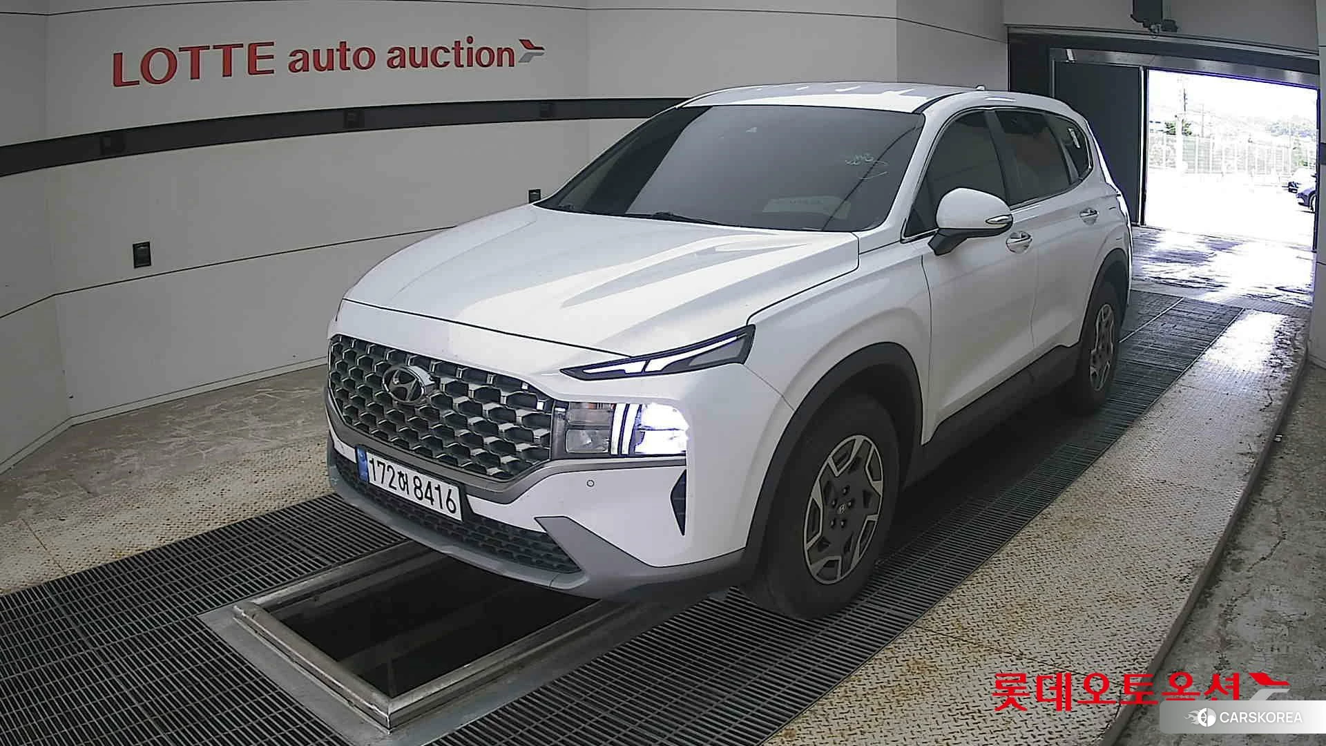Hyundai Santa Fe Hybrid 2023 Creamy White Pearl (optional) из Кореи, фото 5