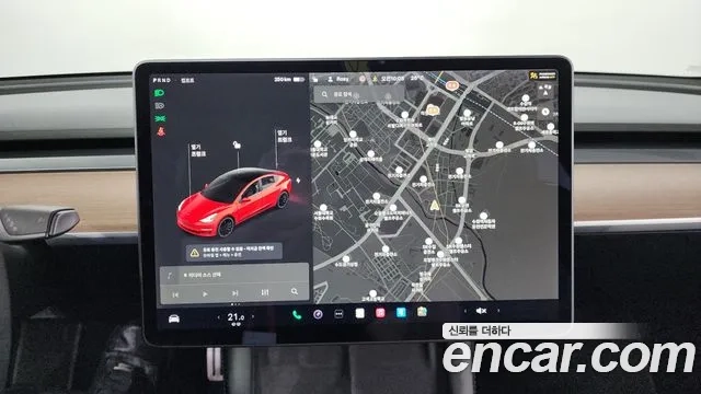 Tesla Model 3 2021 Красный из Кореи, фото 5