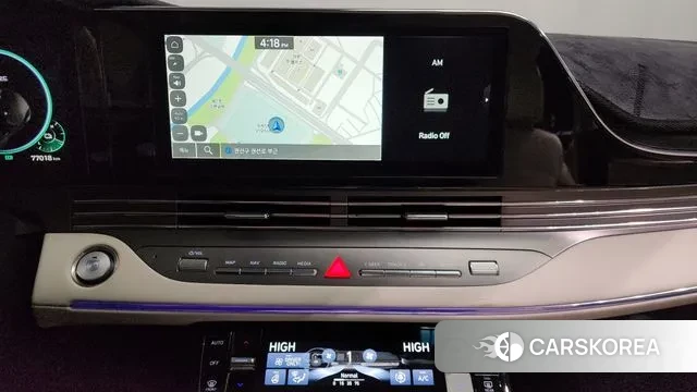 Hyundai The New Grandeur IG Hybrid 2022 Черный из Кореи, фото 5