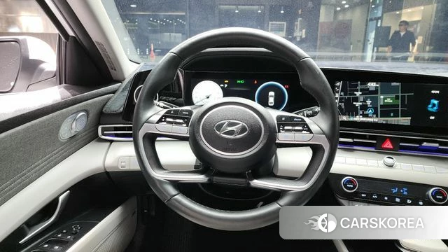 Hyundai Avante Hybrid (CN7) 2021 Белый из Кореи, фото 5