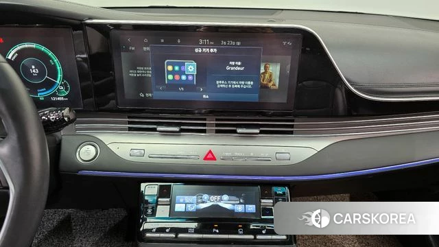 Hyundai The New Grandeur IG Hybrid 2022 Белый из Кореи, фото 5