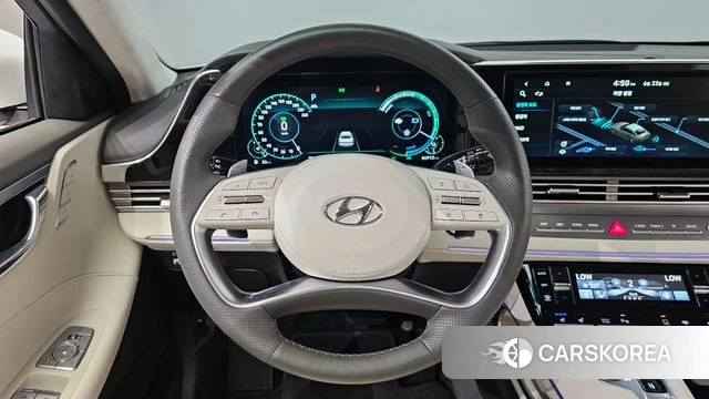 Hyundai The New Grandeur IG Hybrid 2022 Белый из Кореи, фото 5