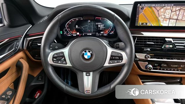 BMW 5 Series (G30) 2021 Синий из Кореи, фото 5