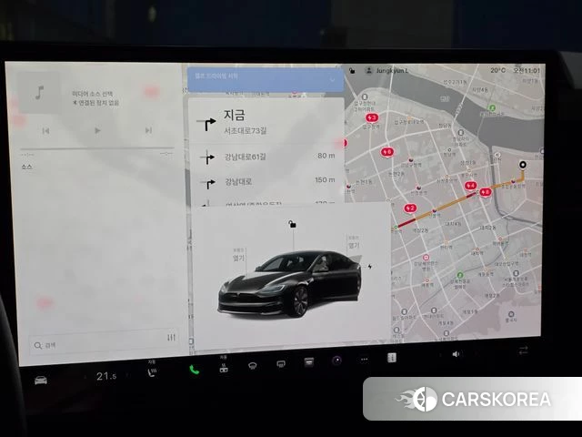 Tesla Model S 2023 Черный из Кореи, фото 5