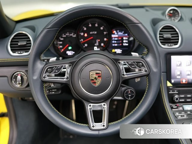 Porsche 718 Boxster 2021 Желтый из Кореи, фото 5