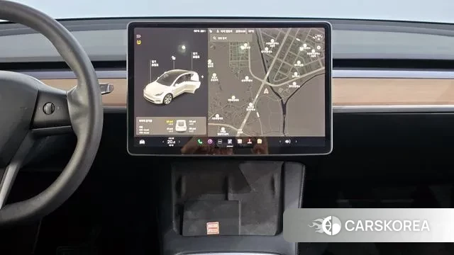 Tesla Model Y 2021 Белый из Кореи, фото 5