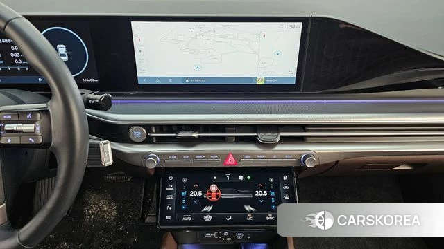 Hyundai Grandeur Hybrid (GN7) 2023 Белый из Кореи, фото 5