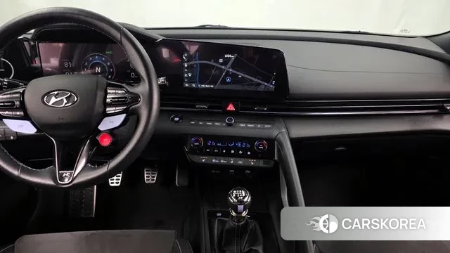 Hyundai Avante (CN7) 2022 Небесно-голубой из Кореи, фото 5