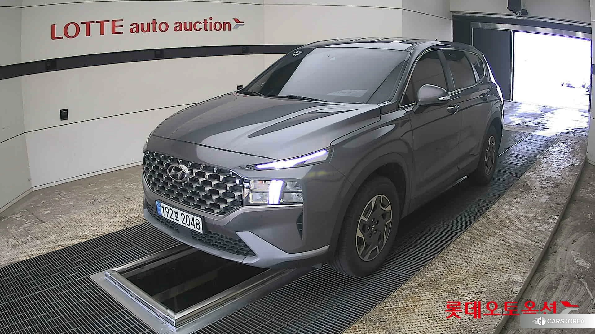 Hyundai Santa Fe Hybrid 2022 Magnetic Grey Metallic из Кореи, фото 5