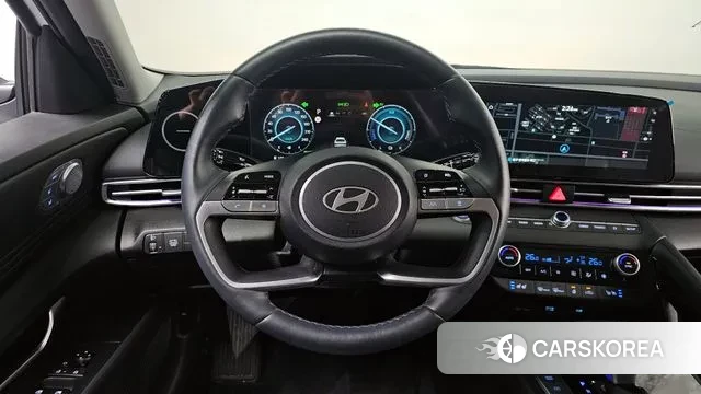 Hyundai The New Avante Hybrid (CN7) 2023 Белый из Кореи, фото 5