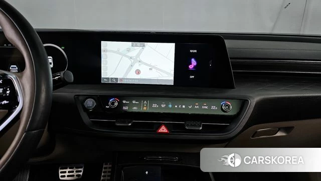 Kia K8 Hybrid 2021 Серебристо-серый из Кореи, фото 5
