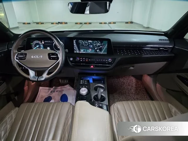 Kia K8 Hybrid 2023 Белый из Кореи, фото 5