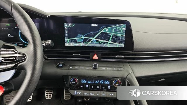 Hyundai Avante (CN7) 2022 Небесно-голубой из Кореи, фото 5