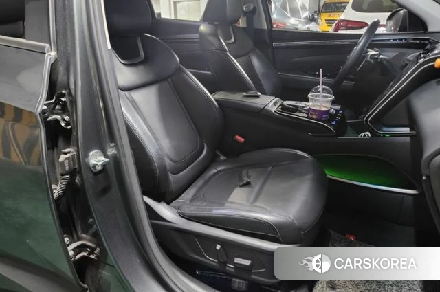 Hyundai Tucson Hybrid (NX4) 2022 Темно-зеленый из Кореи, фото 5
