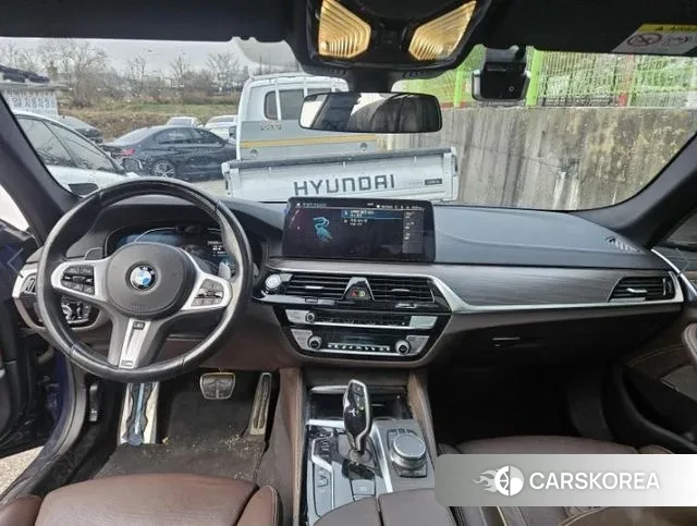 BMW 5 Series (G30) 2021 Синий из Кореи, фото 5