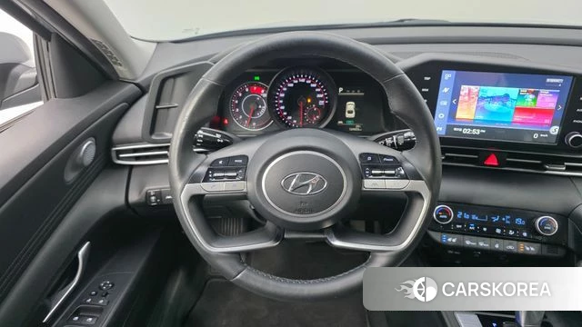 Hyundai Avante (CN7) 2021 Небесно-голубой из Кореи, фото 5