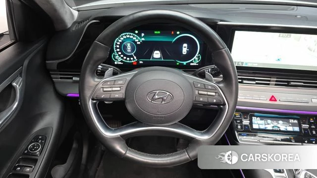 Hyundai The New Grandeur IG Hybrid 2022 Белый из Кореи, фото 5