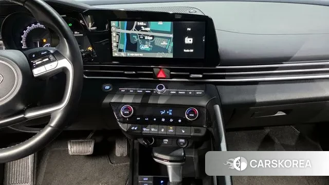 Hyundai Avante Hybrid (CN7) 2021 Белый из Кореи, фото 5