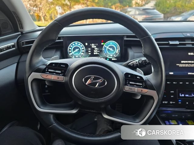 Hyundai Tucson Hybrid (NX4) 2023 Темно-зеленый из Кореи, фото 5