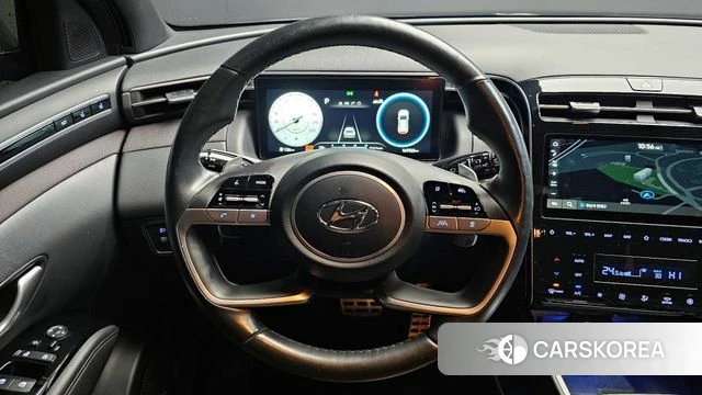 Hyundai Tucson (NX4) 2022 Темно-зеленый из Кореи, фото 5