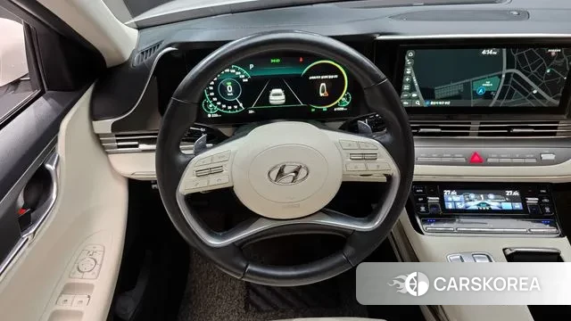 Hyundai The New Grandeur IG Hybrid 2021 Белый из Кореи, фото 5