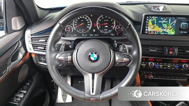 BMW X6M (F16) 2018 Небесно-голубой из Кореи, фото 5
