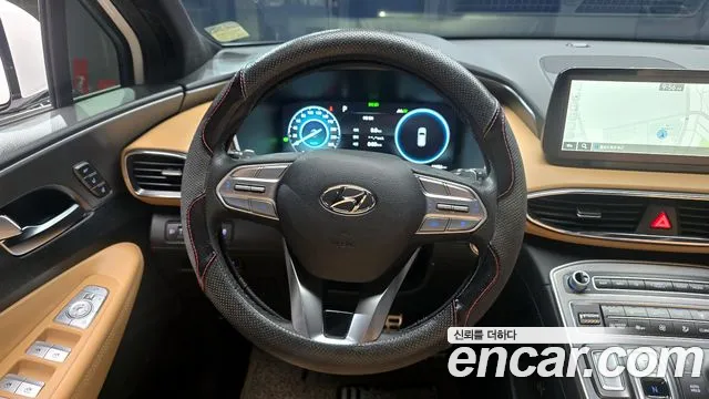 Hyundai The New Santa Fe 2023 Белый из Кореи, фото 5