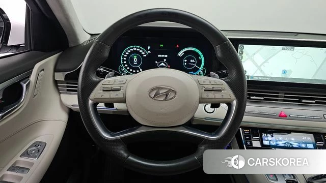Hyundai The New Grandeur IG Hybrid 2022 Белый из Кореи, фото 5