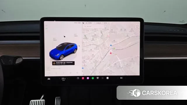 Tesla Model Y 2022 Синий из Кореи, фото 5