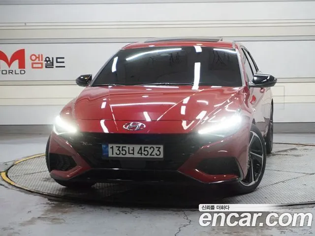 Hyundai Avante (CN7) 2020 Красный из Кореи, фото 5