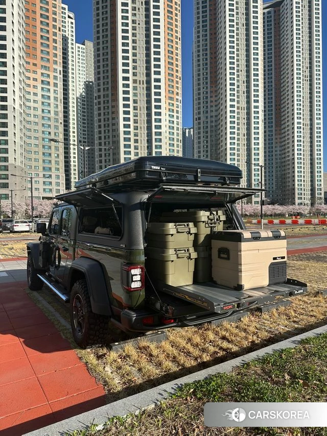 Jeep Gladiator (JT) 2021 Темно-зеленый из Кореи, фото 5