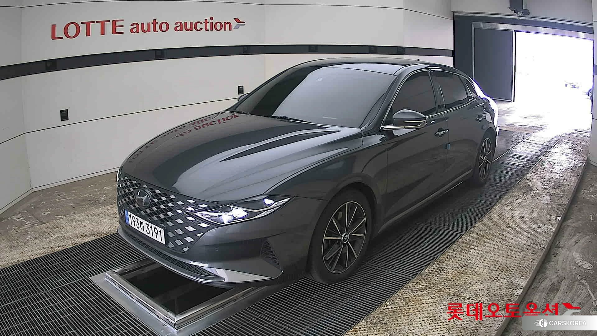 Hyundai Grandeur 2022 Nocturne Grey Metallic из Кореи, фото 5