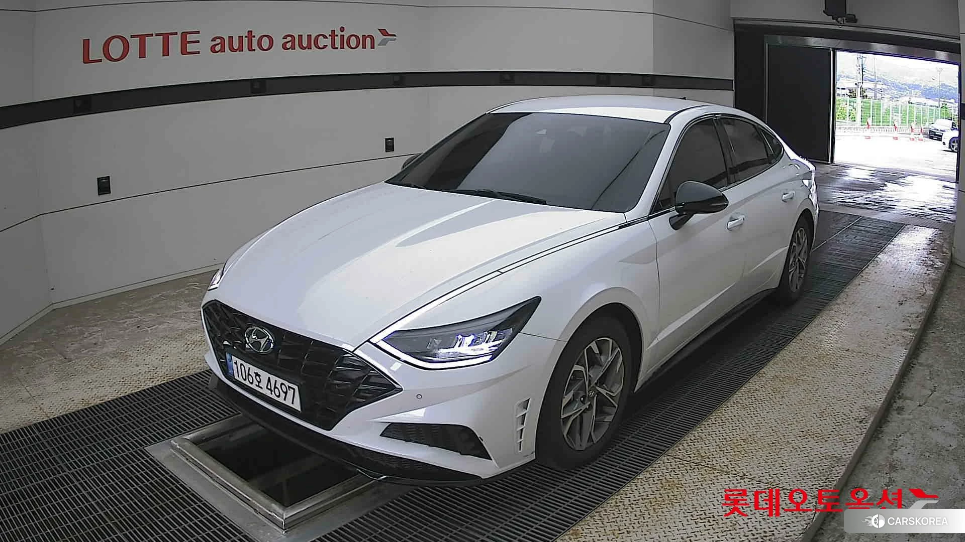 Hyundai Sonata 2022 Creamy White Pearl (optional) из Кореи, фото 5