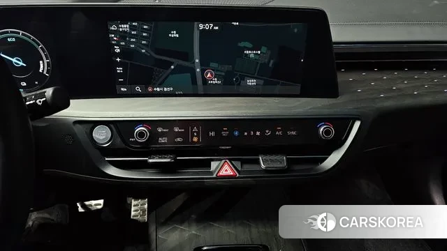 Kia K8 Hybrid 2022 Черный из Кореи, фото 5