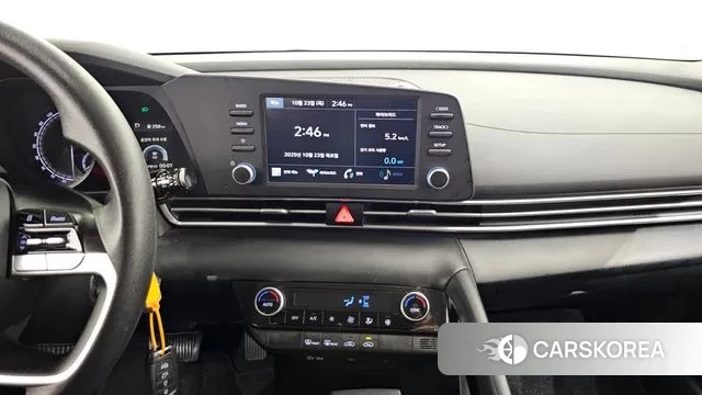 Hyundai Avante Hybrid (CN7) 2021 Серебристо-серый из Кореи, фото 5