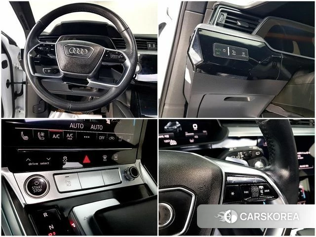 Audi e-Tron 2021 Белый из Кореи, фото 5